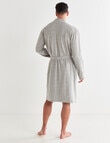 Mazzoni Cotton Rich Knit Robe, Grey Marle product photo View 02 S