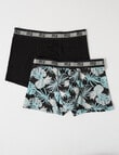 Mazzoni Viscose from Bamboo Trunk, 2-Pack, Teal & Black product photo