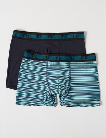 Mazzoni Viscose from Bamboo Trunk, 2-Pack, Blue Stripe & Navy product photo