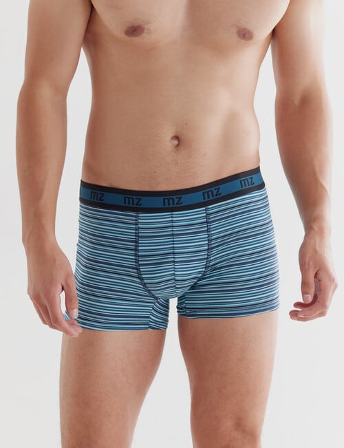 Mazzoni Viscose from Bamboo Trunk, 2-Pack, Blue Stripe & Navy product photo View 02 L