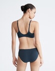 Calvin Klein Bonded Flex Bikini Brief, Blueberry product photo View 02 S