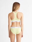Calvin Klein Modern Cotton Unlined Bralette, Sunny Lime product photo View 02 S