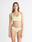 Calvin Klein Modern Cotton Unlined Bralette, Sunny Lime product photo View 03 S