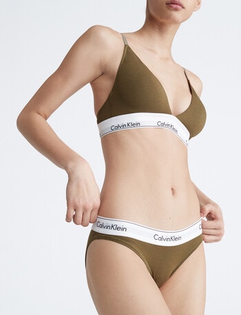 Calvin Klein Modern Cotton Bikini Dark Olive product photo