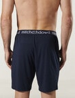Mitch Dowd Bamboo Knit Short, Navy product photo View 02 S