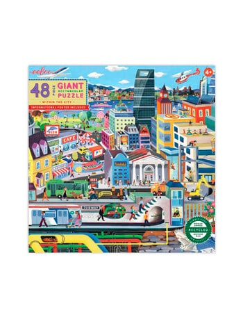 Puzzles eeBoo Within the City 48-piece Giant Puzzle product photo