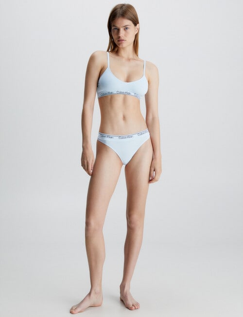 Calvin Klein Modern Seamless Lightly Lined Triangle Bra, Skyway product photo View 04 L