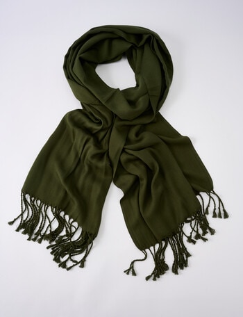 Boston + Bailey Classic Scarf, Olive product photo