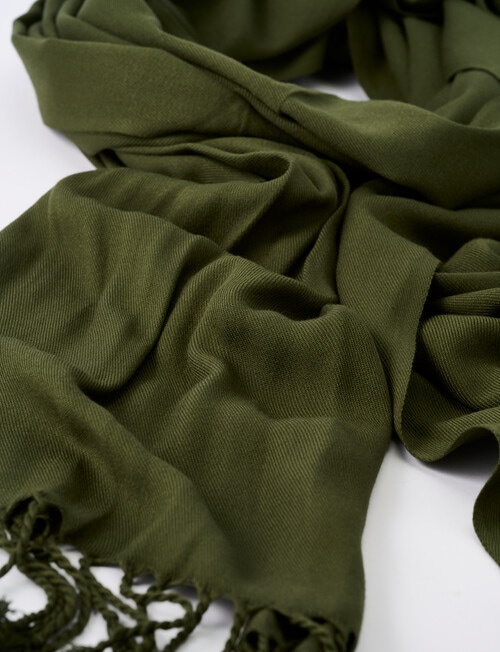 Boston + Bailey Classic Scarf, Olive product photo View 02 L