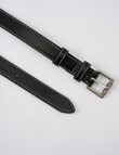 Whistle Accessories Contrast Stitching Belt, Black product photo View 02 S