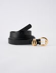 Whistle Accessories Molten Loop Belt, Black product photo