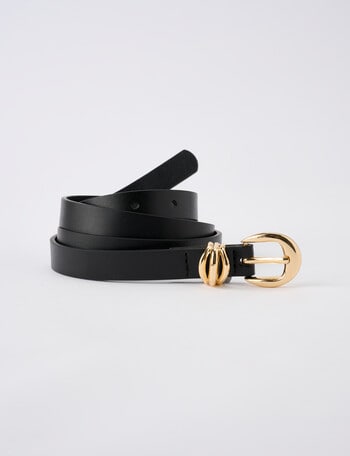 Whistle Molten Loop Belt, Black product photo