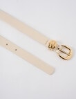 Whistle Accessories Molten Loop Belt, Cream product photo View 02 S