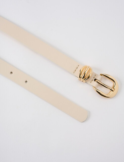 Whistle Accessories Molten Loop Belt, Cream product photo View 02 L