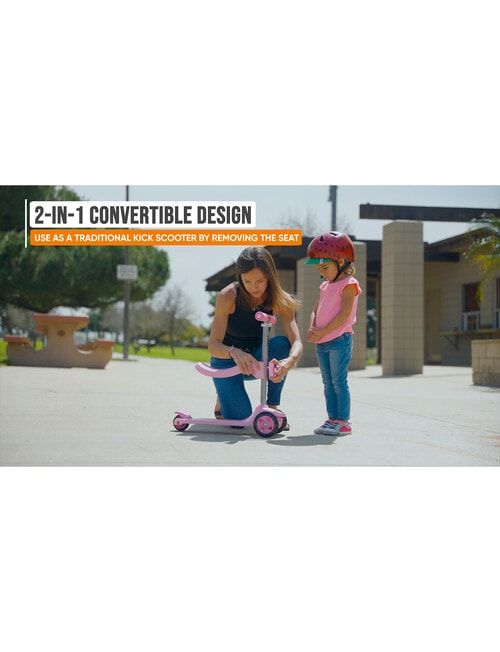 Razor Rollie Scooter With Seat, Pink product photo View 06 L