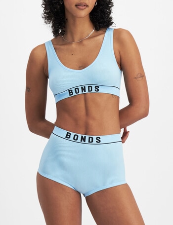Bonds Retro Rib Hi Shortie, Cloud Nine, 8-20 product photo