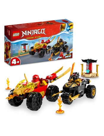 LEGO NINJAGO Kai and Ras's Car and Bike Battle, 71789 product photo