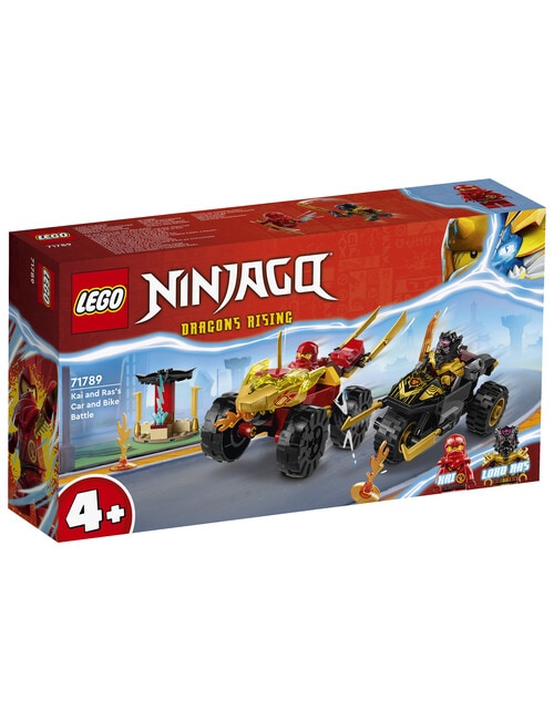 LEGO NINJAGO Kai and Ras's Car and Bike Battle, 71789 product photo View 02 L
