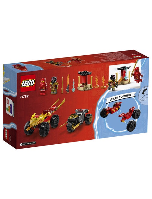LEGO NINJAGO Kai and Ras's Car and Bike Battle, 71789 product photo View 06 L