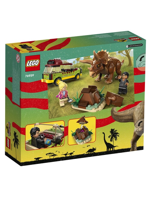 LEGO Jurassic World Triceratops Research, 76959 product photo View 06 L