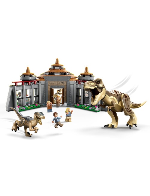 LEGO Jurassic World Visitor Center: T. rex and Raptor Attack, 76961 product photo View 05 L