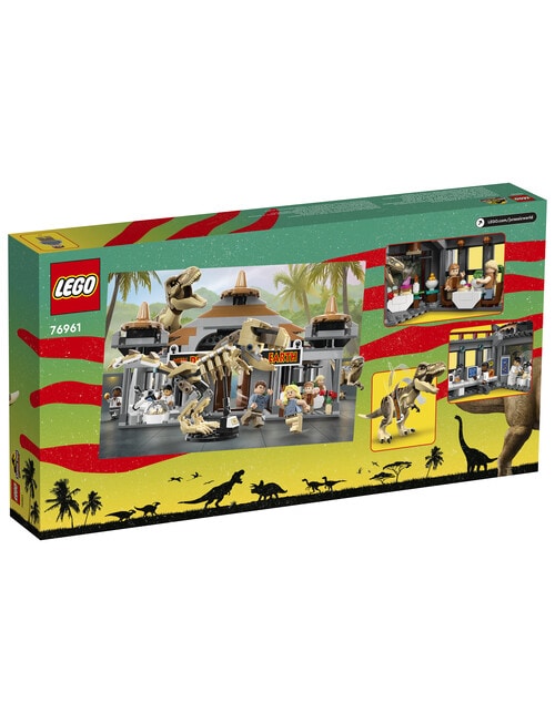 LEGO Jurassic World Visitor Center: T. rex and Raptor Attack, 76961 product photo View 06 L