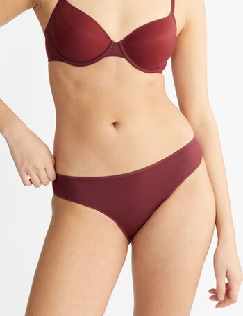 Calvin Klein Sheer Marquisette Lightly Lined Demi Bra, Tawny Port product photo