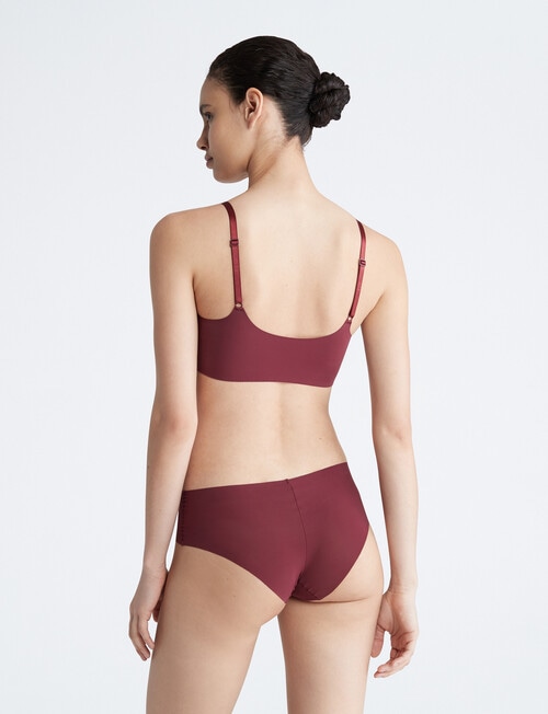 Calvin Klein Invisibles Lightly Lined Bralette, Tawny Port product photo View 02 L
