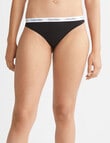Calvin Klein Carousel Thong, 3-Pack, Gingerbread, Black & Tawny Port, XS-L product photo View 04 S