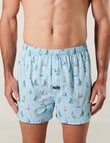 Mitch Dowd Set Sail Woven Boxer Short, 3-Pack, Blue product photo View 02 S