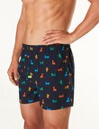 Mitch Dowd Dog Gone Bad Bamboo-Blend Boxer Short, Navy product photo View 03 S