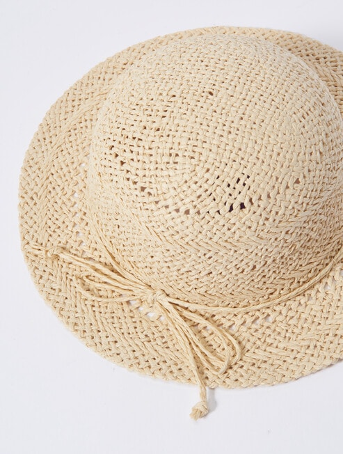 Teeny Weeny Paper Sunhat, Natural product photo View 02 L
