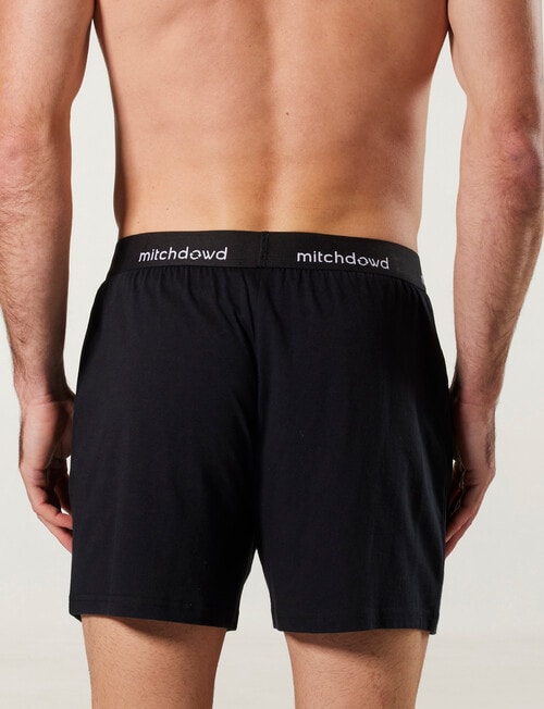 Mitch Dowd Knit Boxer Short, 3-Pack, Black product photo View 03 L