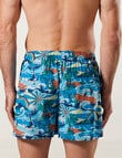 Mitch Dowd Island Wild Bamboo-Blend Boxer Short, Blue product photo View 03 S