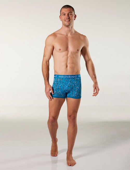 Mitch Dowd Octopus Bamboo-Blend Trunk, Blue product photo View 04 L