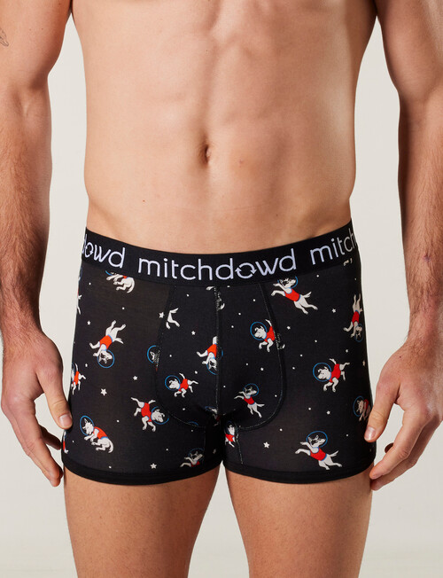 Mitch Dowd Space Dog Bamboo-Blend Trunk, Black product photo