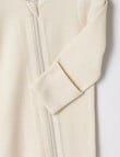 Milly & Milo Merino Blend Sleepsuit, Vanilla product photo View 02 S
