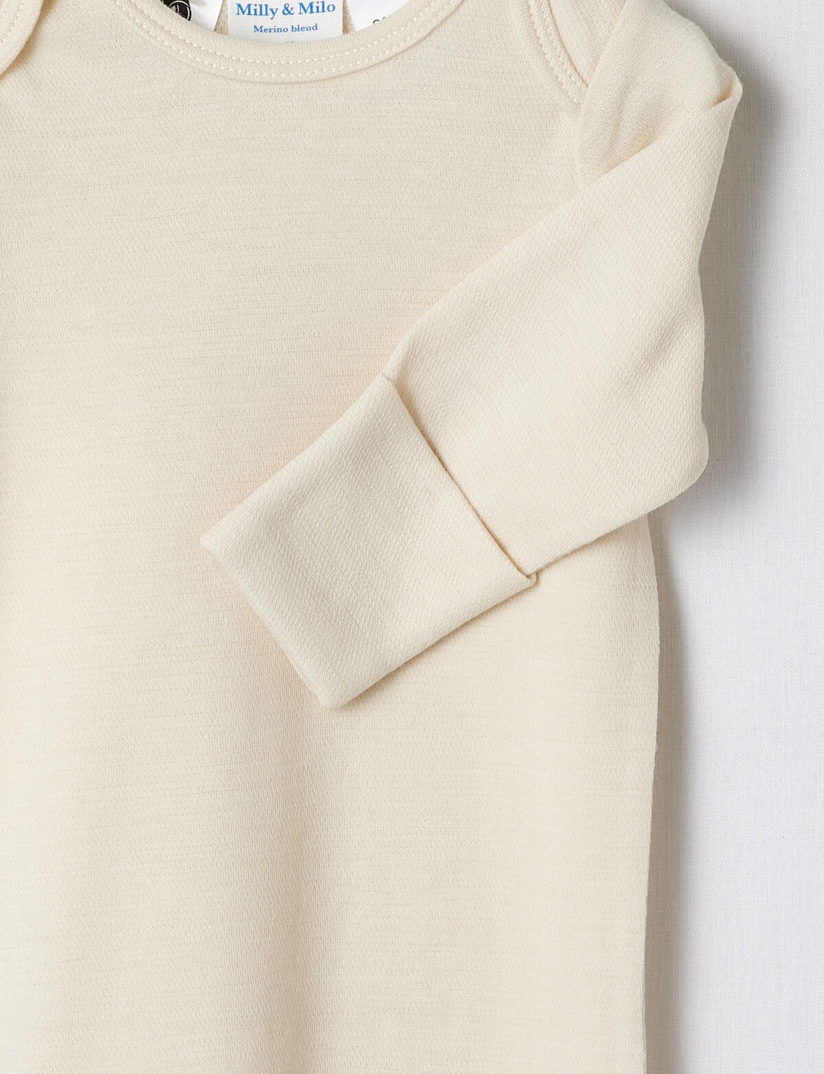 Milly & Milo Merino Blend Gown, Vanilla - Sleepwear