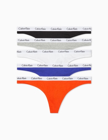 Calvin Klein Carousel Thong Brief, 5-Pack, Assorted product photo