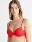 Calvin Klein Perfectly Fit Flex Lightly Lined Demi Bra, Rouge product photo