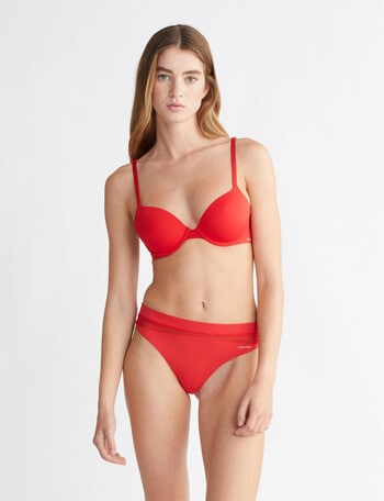 Calvin Klein Perfectly Fit Flex Thong, Rouge product photo