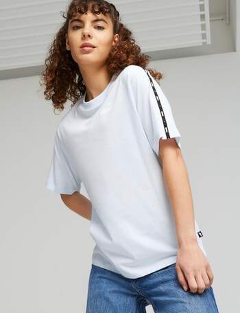 Puma Essential Tape Tee, Icy Blue product photo