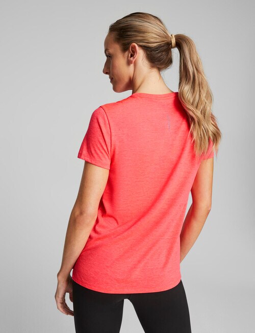 Puma Run Favourite Heather Tee, Fire Orchid Heather product photo View 02 L
