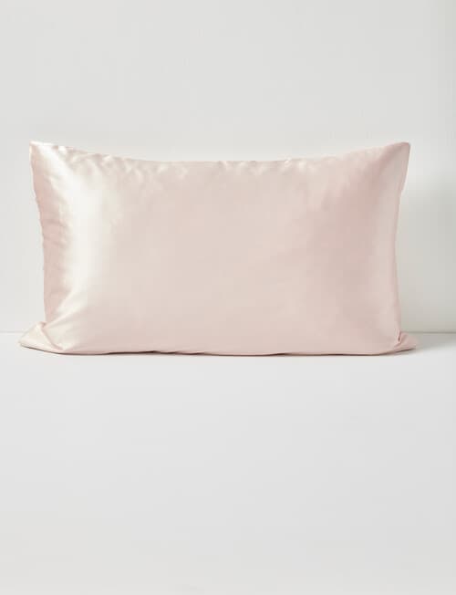 Kate Reed Silk Pillowcase, Rose product photo View 02 L