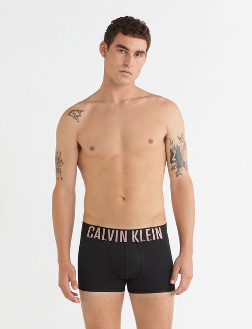 Calvin Klein Intense Power Cotton Trunk, Black product photo View 02 L
