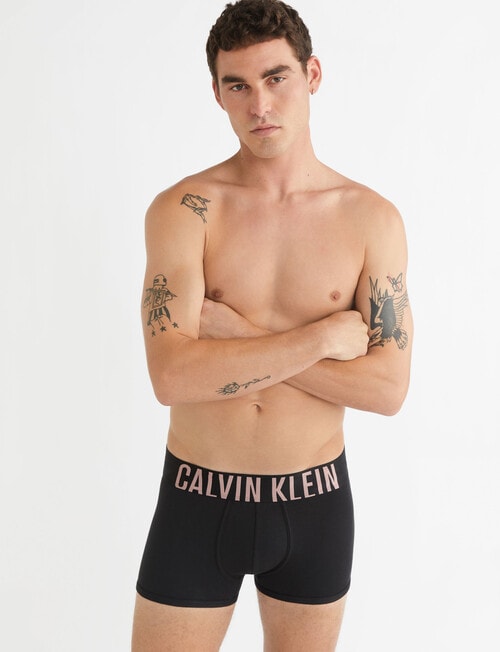 Calvin Klein Intense Power Cotton Trunk, Black product photo View 04 L
