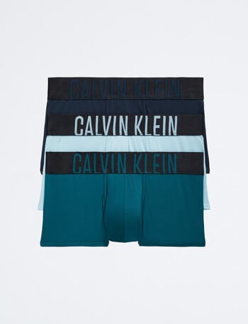 Calvin Klein Intense Power Low Rise Micro Trunk, Aqua, Blue & Navy product photo
