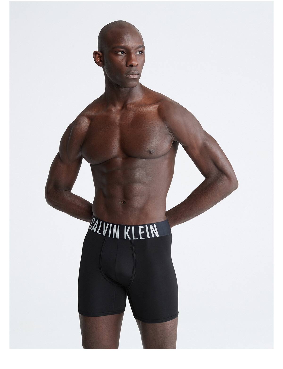 Calvin Klein Intense Power Microfibre Boxer Brief, 3-Pack, Black - Underwear