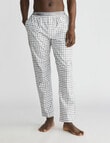Calvin Klein Modern Structure Check Sleep Pant, Blurred Check & December Sky product photo