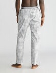 Calvin Klein Modern Structure Check Sleep Pant, Blurred Check & December Sky product photo View 02 S
